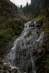 waterfall in mountains