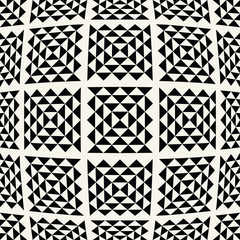 abstract seamless geometric triangle vector pattern, modern background monochrome texture, simple fashion pillow design