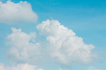 blue sky with white clouds