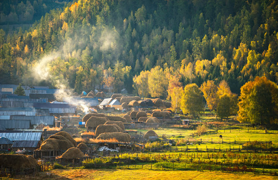 Xinjiang baihaba morning view