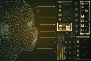 AI and robotics concept