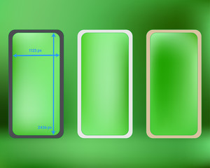 Mesh, lime colored phone backgrounds kit.