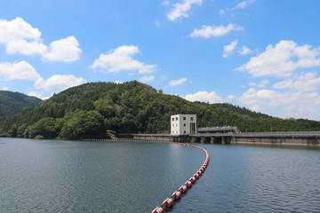 Fototapeta premium 三河湖（愛知県豊田市）,mikawa lake,toyota city,aichi pref,japan