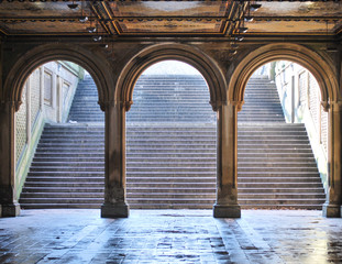 Arch of central park Title