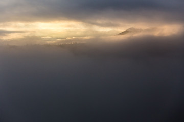 Xinjiang Hemu clouds sea scenery