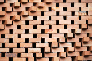 Red Bricks Pattern for Background.