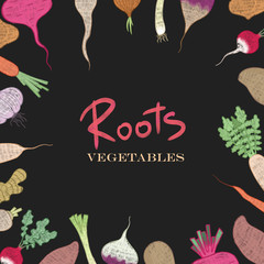 illustrations set vegetables