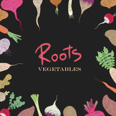 Fototapeta premium illustrations set vegetables