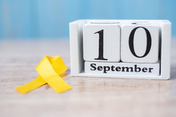 World Suicide prevention day ( 10 September), Yellow Ribbon for supporting people living and...