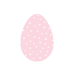 Easter eggs for holiday celebration card template