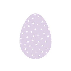 Easter eggs for holiday celebration card template
