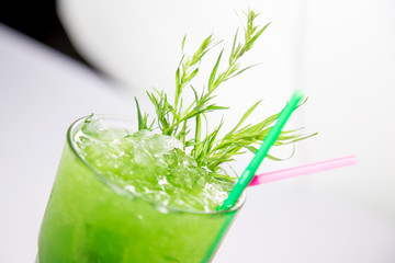 drinks and cocktails on a white background