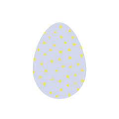 Easter eggs for holiday celebration card template