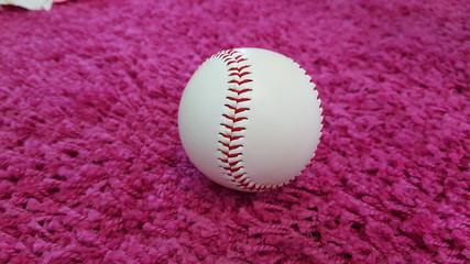  Baseball ball on a white background