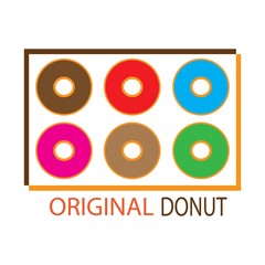 donut loo vector