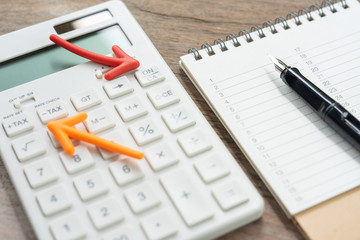 A Book Rankings(list). using as background business concept and Planning concept with copy spaces for your text or design.