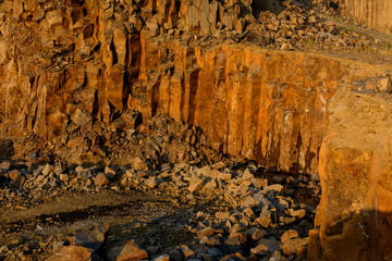 Fototapeta premium Stones in the career