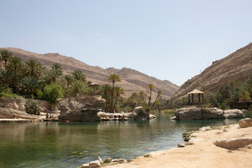Fototapeta na wymiar Wadi Bani Khalid