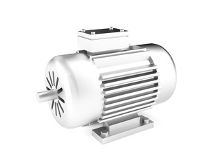 White gears on the gray background. 3d rendering for design