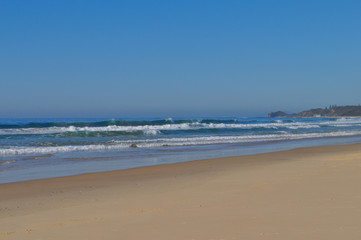 Fototapeta na wymiar beach and sea, NSW, Australia