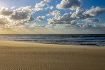 Fototapeta na wymiar Vieira de Leiria Beach Sunset