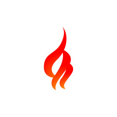 Fire graphic design template vector isolated illustration