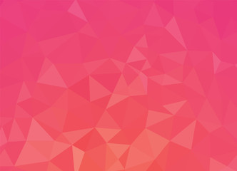 Light Orange vector modern geometric abstract background  , Multicolor, Rainbow vector triangle mosaic template