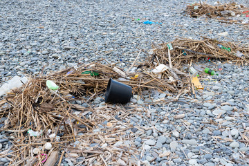海岸の漂着ゴミ