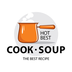 cook soup, vector collection of bowl full of tasty soup for your menu, logo, emblems and symbols