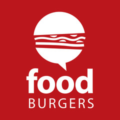 Burger vintage stamp retro vector