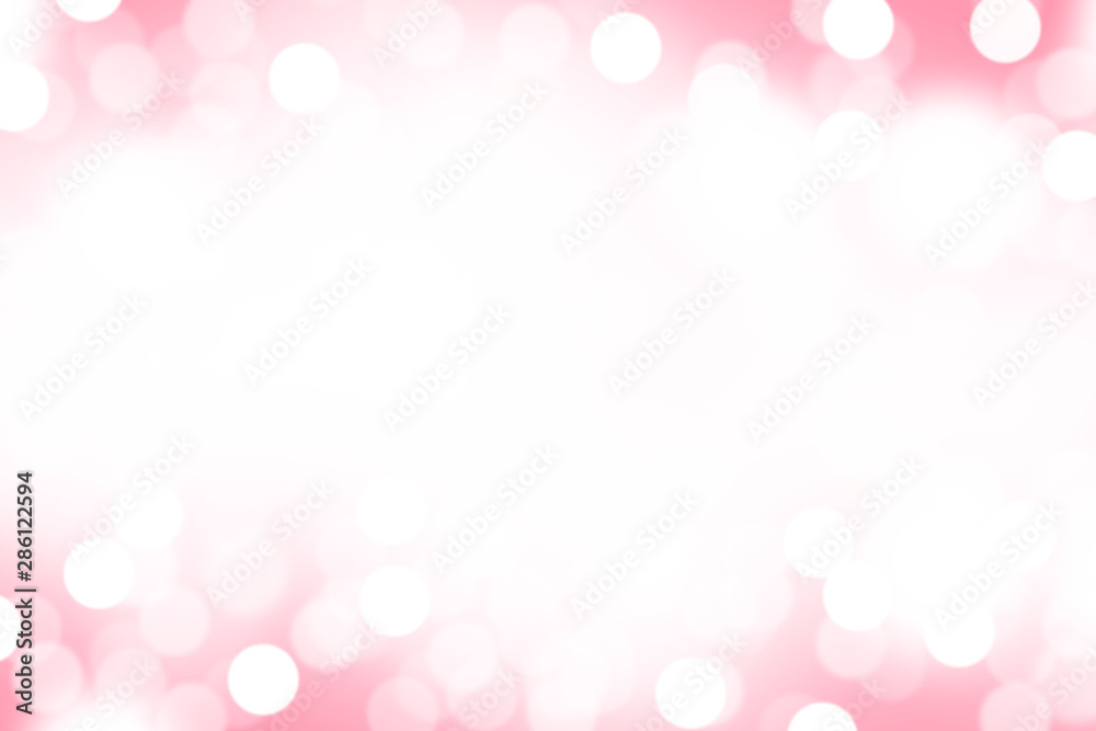 Poster pink bokeh blurred abstract for background