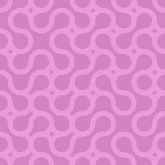 Stickers pour porte Formes géométriques Motif géométrique sans couture moderne avec des formes créatives. Fond violet sans fin. Texture élégante et lumineuse