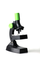 Microscope isolated on white background