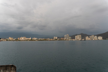 Día nublado en Santa Marta