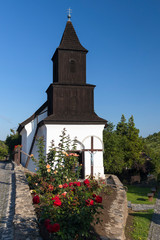 Fototapeta na wymiar Historical village center of Holloko, region Northern Hungary