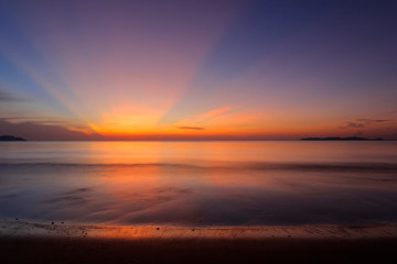 beautiful sky over the sea