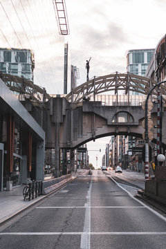 Rue Belliard street in Brussels, Belgium