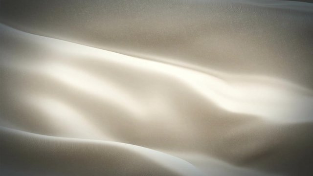 Beige clear waving flag. 3d ivory flag waving. Colorful Beige seamless loop animation. ivory HD resolution Background. Clear ceramics flag Closeup 1080p Full HD video layout, presentation  is calm, re