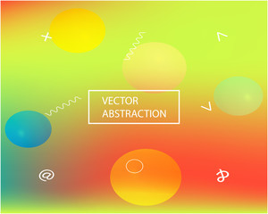 Soft color gradient background.