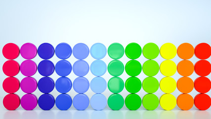 abstract colorful round elements for background