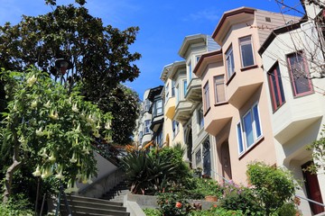 Fototapeta na wymiar San Francisco residential