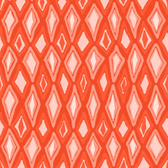 Fototapeta premium Abstract, seamless, geometric background in festive style, hand-drawn. The template can be used for Wallpaper, postcards, envelopes, cover fills, web page background, surface textures.