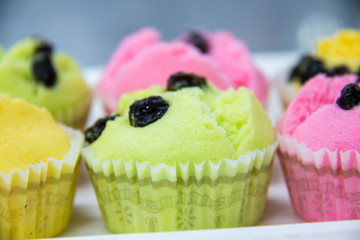  delicious stream mini cup cake background