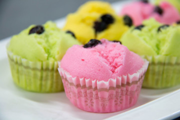  delicious stream mini cup cake background