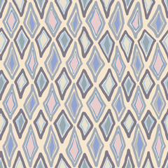 Abstract, seamless, geometric background in festive style, hand-drawn. The template can be used for Wallpaper, postcards, envelopes, cover fills, web page background, surface textures.