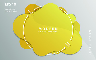 Creative geometric vectorwallpaper. Trendy fluid flow gradient shapes composition. Suitable for gift card, Poster on wall poster template, landing page, ui, ux ,coverbook, baner, & social media.