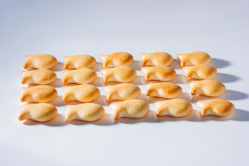 cashew nuts on white background