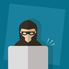 technology internet security flat design