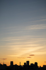 夕焼けの街
