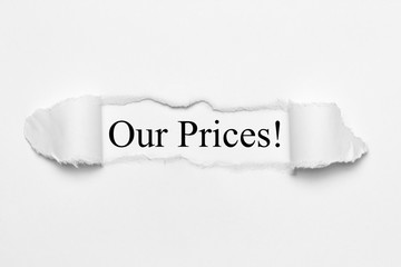 Our Prices! 